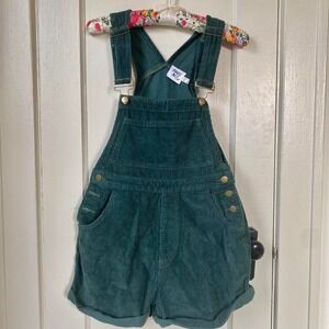 green corduroy overalls shorts Princess Polly size xs/s